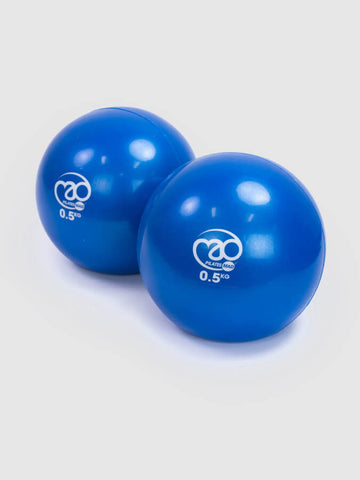 Yoga Mad Soft Weighted Pilates Balls (Sand Filled)